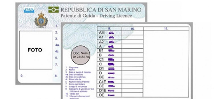 Min. Infrastrutture - Circ.  09/08/2022 n. 25797 - San Marino. Aggiornamento degli allegati tecnici all'Accordo di reciprocità in materia di conversione di patenti di guida